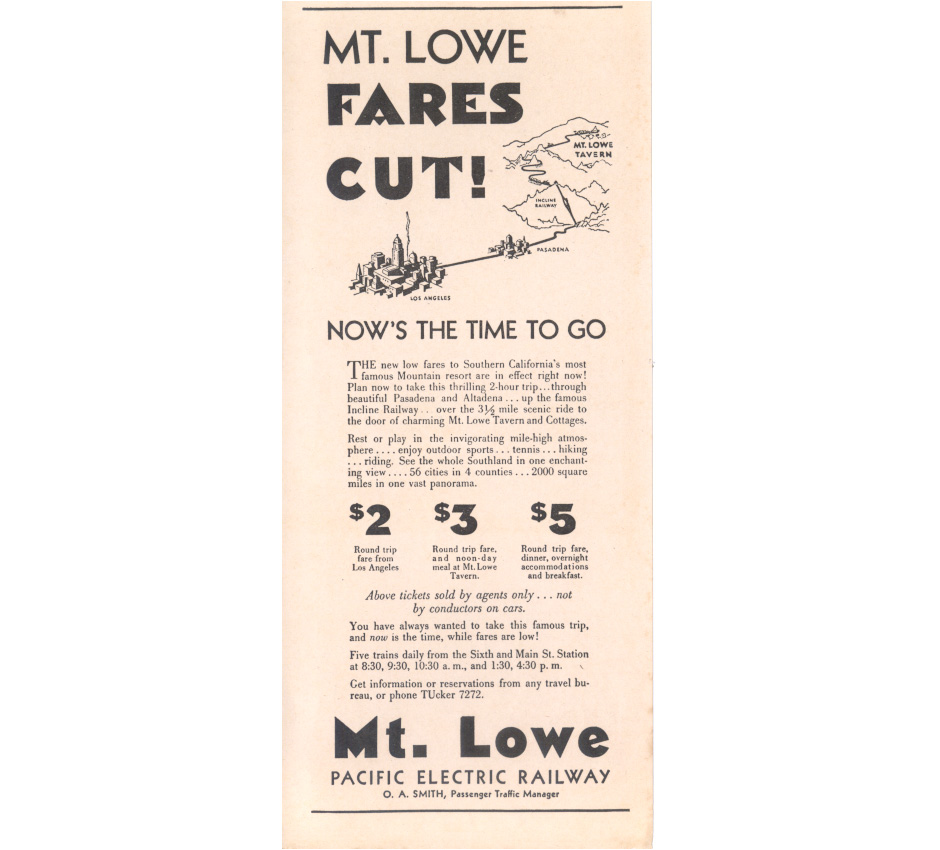 Mount Lowe Preservation Society Inc. Collection